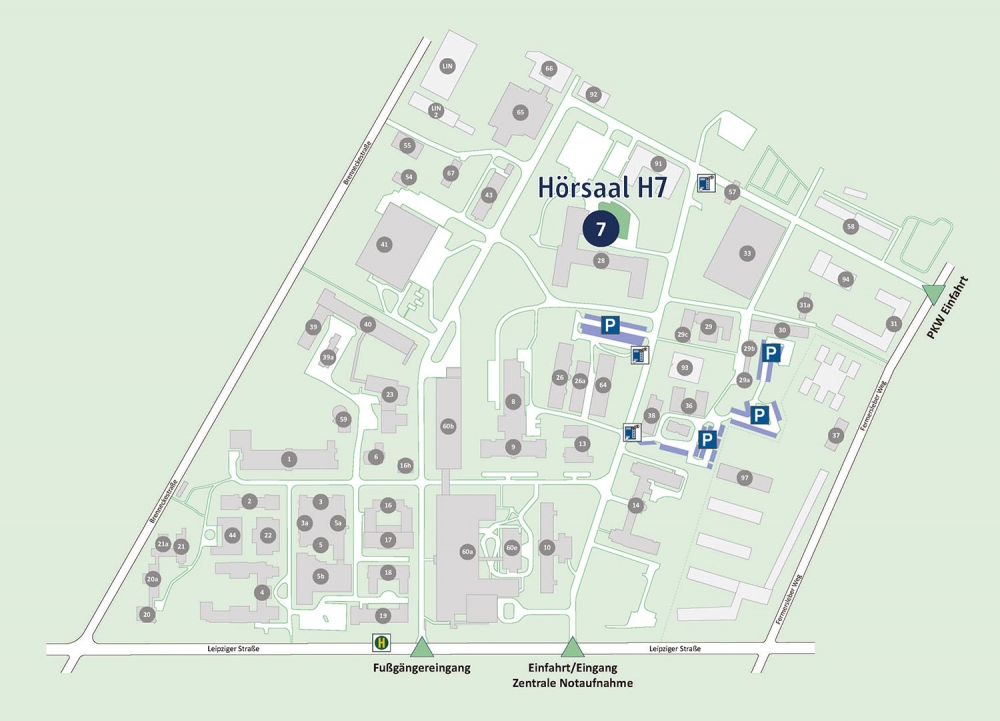 UMMD Lageplan - Ausstellung Hörsaal_H7
